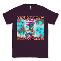 Plum auntie leopard turquoise Classic Tee - JahusDesignShop