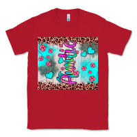 Red auntie leopard turquoise Classic Tee - JahusDesignShop