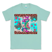 Seafoam auntie leopard turquoise Classic Tee - JahusDesignShop