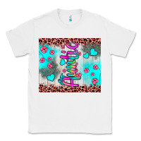 White auntie leopard turquoise Classic Tee - JahusDesignShop