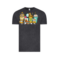 Vintage Black school bus coffee cups Vintage Tee - Zillion Design Studio
