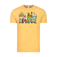 Vintage Mustard school bus coffee cups Vintage Tee - Zillion Design Studio