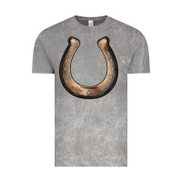 Cloud Rock western horseshoe Vintage Tee - BarkalooDesign