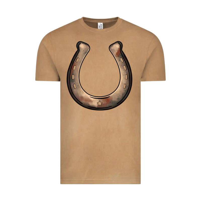 Western Horseshoe Vintage Tee by BarkalooDesign | Teevron