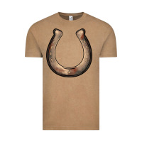 Vintage Coffee western horseshoe Vintage Tee - BarkalooDesign