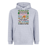 Heather Grey camping rules Heavyweight Hoodie - MaliasSmallBusiness