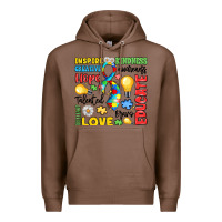 Chestnut name puzzle ribbon of inspiration Premium Hoodie - LillyAllenDesigns
