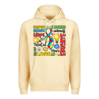 Pina Colada name puzzle ribbon of inspiration Premium Hoodie - LillyAllenDesigns