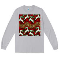 Moon Dust christmas deer and plaid seamless pattern Long Sleeve Tee - BundleAndBundleShop