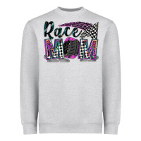 Heather Grey race mom Heavyweight Sweatshirt - Zillion Design Studio