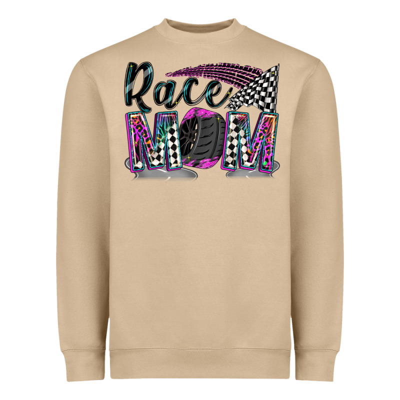 Race Mom Heavyweight Sweatshirt by Zillion Design Studio | Teevron