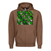 Chestnut st patricks western brush strokes Zipper Hoodie - Artiststas
