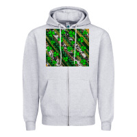 Heather Grey st patricks western brush strokes Zipper Hoodie - Artiststas