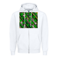 White st patricks western brush strokes Zipper Hoodie - Artiststas
