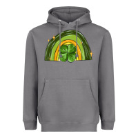 St Patrick S Day Shamrock Rainbow Heavyweight Hoodie | Teevron