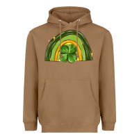 Toasted Coconut st patrick s day shamrock rainbow Heavyweight Hoodie - MaliasSmallBusiness