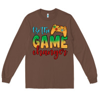 Chestnut Be the game changer Long Sleeve Tee - JahusDesignShop