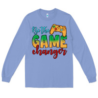 Colony Blue Be the game changer Long Sleeve Tee - JahusDesignShop