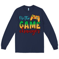 Navy Be the game changer Long Sleeve Tee - JahusDesignShop