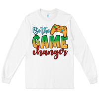 White Be the game changer Long Sleeve Tee - JahusDesignShop