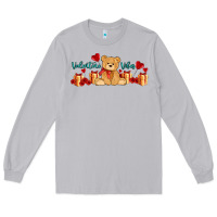 Moon Dust valentines vibes with gifts and bear Long Sleeve Tee - AdoDesignShop
