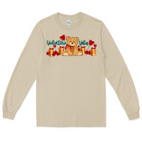 Mushroom valentines vibes with gifts and bear Long Sleeve Tee - AdoDesignShop