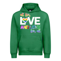 Emerald All For Love And Love For All Urban Hoodie - Bettercallsaul