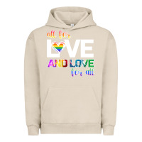 Pigment French Oak All For Love And Love For All Urban Hoodie - Bettercallsaul
