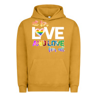 Pigment Peanut Butter All For Love And Love For All Urban Hoodie - Bettercallsaul
