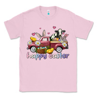 Bubblegum Pink happy easter trucks Classic Tee - AdoDesignShop