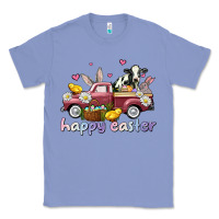 Colony Blue happy easter trucks Classic Tee - AdoDesignShop