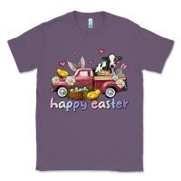 Lavender happy easter trucks Classic Tee - AdoDesignShop