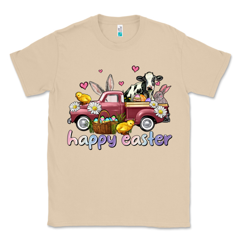 Happy Easter Trucks Classic Tee by AdoDesignShop | Teevron