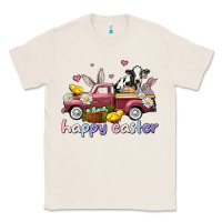 Natural happy easter trucks Classic Tee - AdoDesignShop