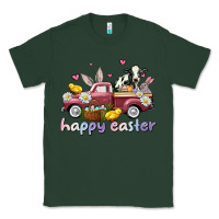 Sports Green happy easter trucks Classic Tee - AdoDesignShop