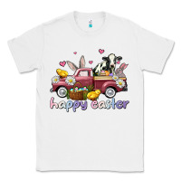 White happy easter trucks Classic Tee - AdoDesignShop