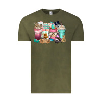 Vintage Olive small business coffee cups Vintage Tee - Zillion Design Studio