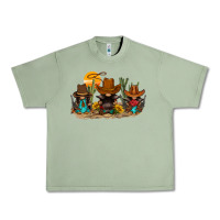 Oil Green western gnomies Urban Heavy Tee - FaDigitalArtStudio