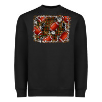 Black christmas football Heavyweight Sweatshirt - RanaPortraitStore