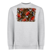 Heather Grey christmas football Heavyweight Sweatshirt - RanaPortraitStore