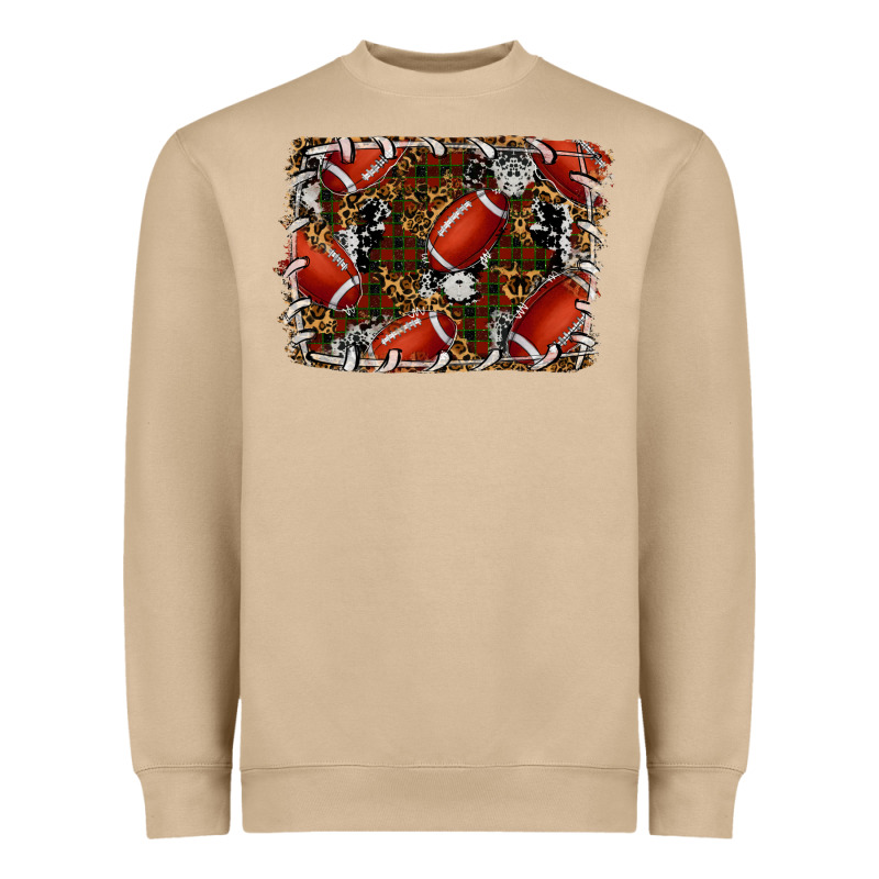 Christmas Football Heavyweight Sweatshirt by RanaPortraitStore | Teevron