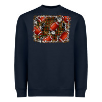 Navy christmas football Heavyweight Sweatshirt - RanaPortraitStore