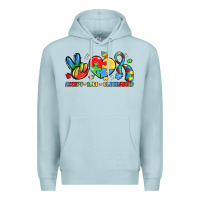 Blue Mist accept love understand Premium Hoodie - LillyAllenDesigns