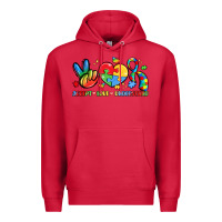 Cardinal accept love understand Premium Hoodie - LillyAllenDesigns