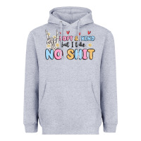 Heather Grey soft and kind but i take no shit Heavyweight Hoodie - MaliasSmallBusiness