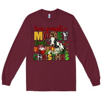 Burgundy have yourself a mooey little christmas Long Sleeve Tee - AdoDesignShop