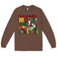 Chestnut have yourself a mooey little christmas Long Sleeve Tee - AdoDesignShop