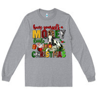 Heather Grey have yourself a mooey little christmas Long Sleeve Tee - AdoDesignShop