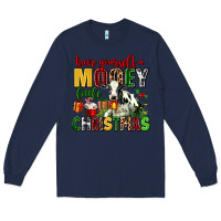 Navy have yourself a mooey little christmas Long Sleeve Tee - AdoDesignShop