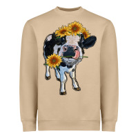 Mushroom heifer cow Heavyweight Sweatshirt - RanaPortraitStore
